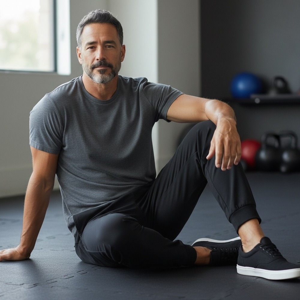 VRST Mens Black Limitless Jogger Pants Size 38 Performance Tech Stretch Athletic